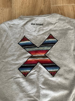Sudadera gris Blue Banana