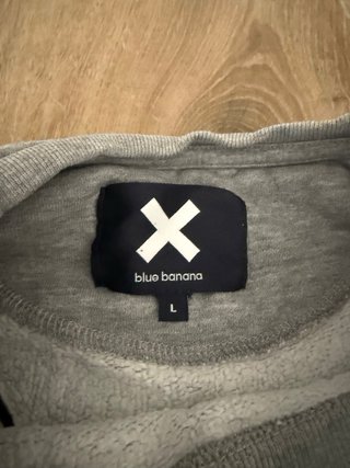 Sudadera gris Blue Banana