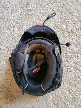 Casco de moto LS2 negro