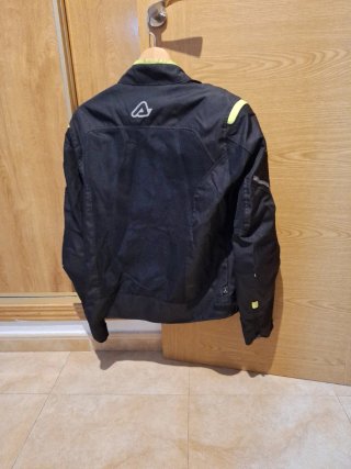 Chaqueta Moto Acerbis Negra y Amarilla