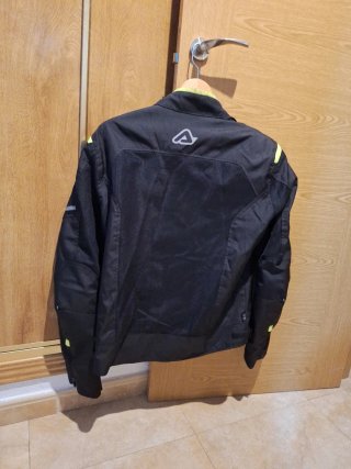 Chaqueta Moto Acerbis Negra y Amarilla