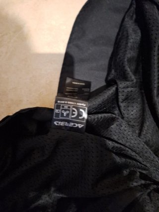Chaqueta Moto Acerbis Negra y Amarilla