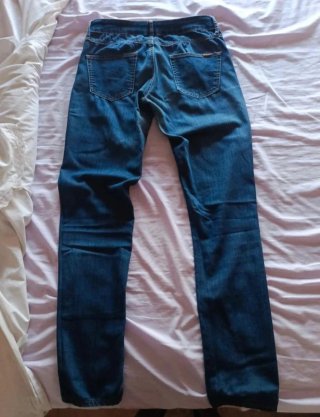 Pantalón vaquero Mango azul
