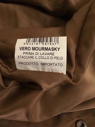 Giubbotto donna marrone con cappuccio