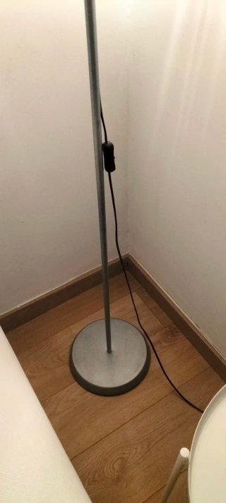 Lámpara de pie Yute y Metal