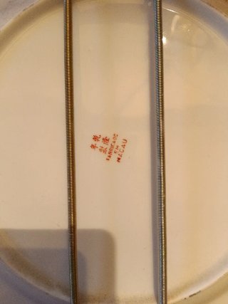 Conjunto 3 Platos Macao Familia Rose