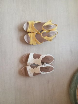2 Pares Sandalias Mujer Talla 39