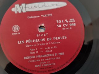 Bizet Les Pêcheurs de Perles Vol. 1 René Leibowitz