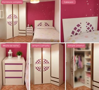 Dormitorio juvenil completo