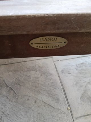 Conjunto de jardín rinconera madera