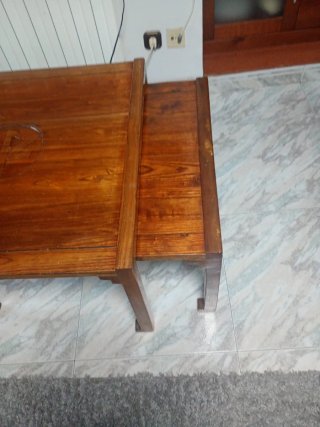 Juego 2 mesas de centro madera