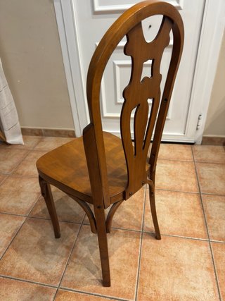 Mesa extensible madera + 4 sillas