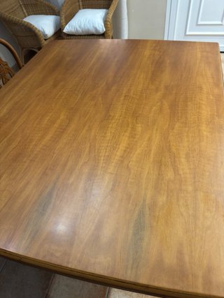 Mesa extensible madera + 4 sillas