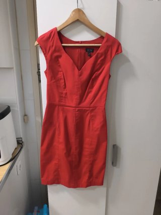 Vestido Rojo Armani Talla M
