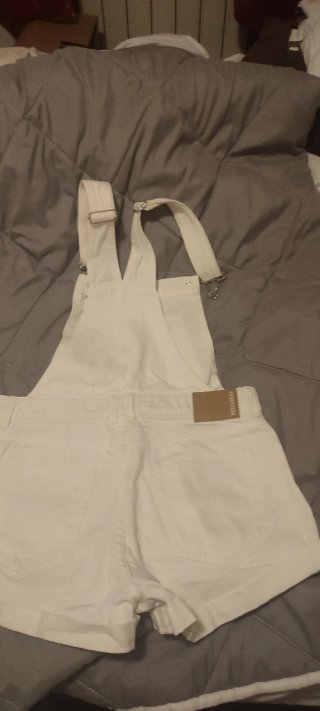 Mono vaquero blanco Pull&Bear