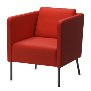 Sillón butaca IKEA EKERÖ naranja NUEVO a estrenar