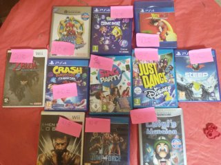 Lote Videojuegos PS4, Wii, GameCube