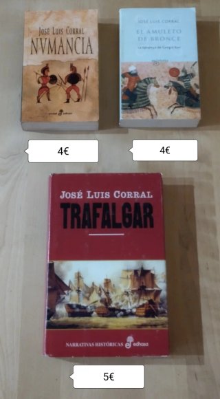 Novela.Historia.Asensi, Corral,Llorens,Navarro y +