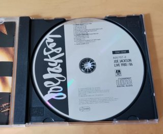 2CD Joe Jackson Live 1980/86