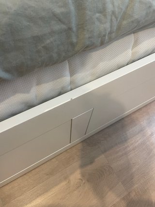 IKEA BRIMNES diván + 2 colchones ÅSVANG 80x200
