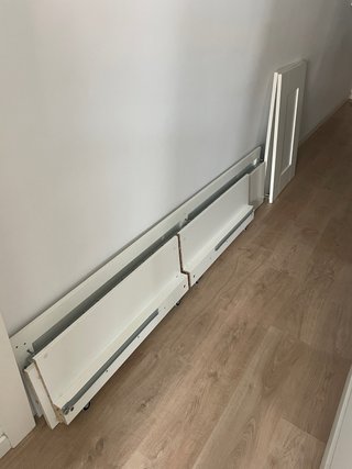 IKEA BRIMNES diván + 2 colchones ÅSVANG 80x200