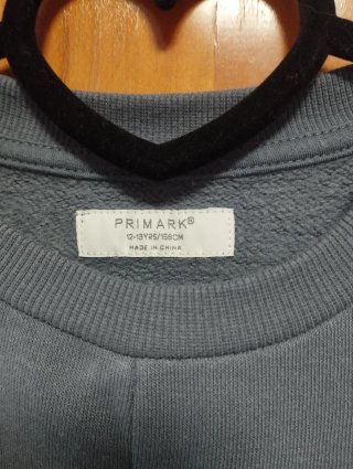 Sudadera Gris New York League Talla S