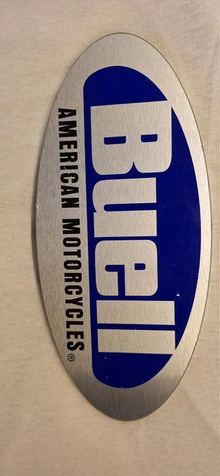 Emblema Buell American Motorcycles Aluminio