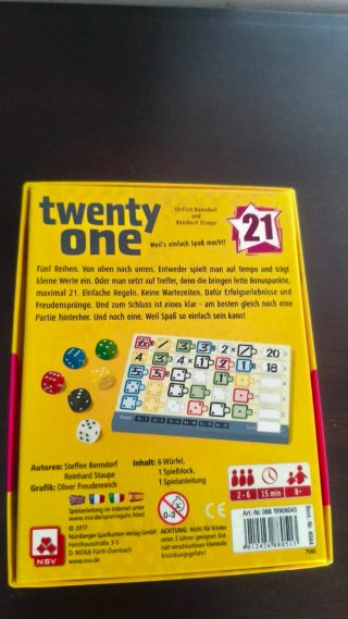 Jogo Twenty One Deluxified