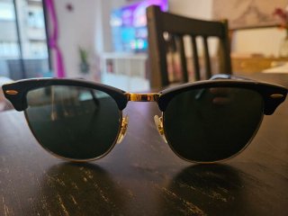 Gafas Ray-Ban Clubmaster 3016 Negro/Dorado