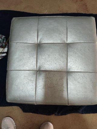 Cubo de almacenaje plateado