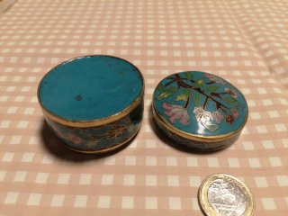 Pastillero Metálico Cloisonne