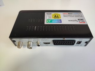 Decodificador TDT Satélite DVB-T2/S2 TELE System