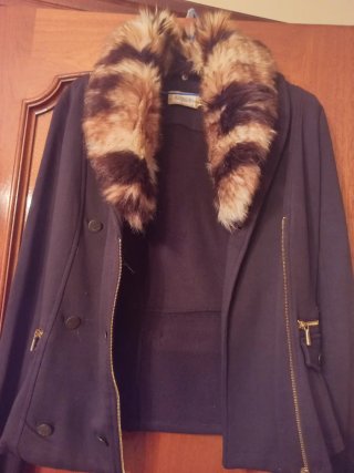 Blazer Met con cuello de pelo Talla M