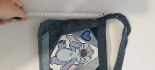 Bolso de tela con Stitch