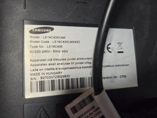 TV televisión Samsung 19 Pulgadas - Sin mando