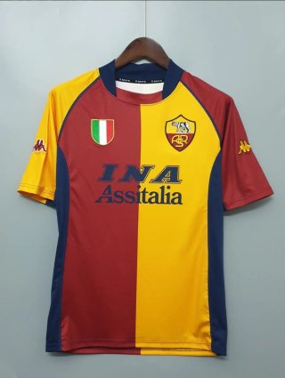 Camiseta AS Roma Totti 01/02 (PRECIO NEGOCIABLE)