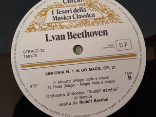 Beethoven Sinfonía Nº1 Op.21 Rudolf Barshai LP