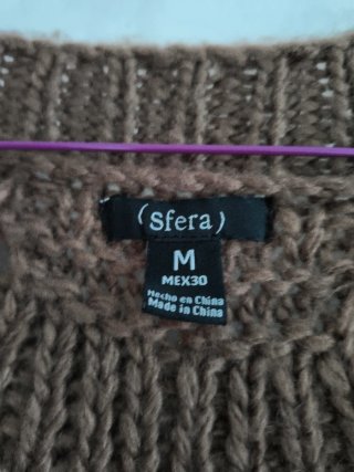 Chaqueta Sfera Lana Marrón Talla M