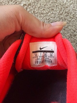 Scarpe Nike Zoom Uomo Nero Rosso