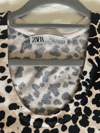 Top Zara Leopardo Talla M