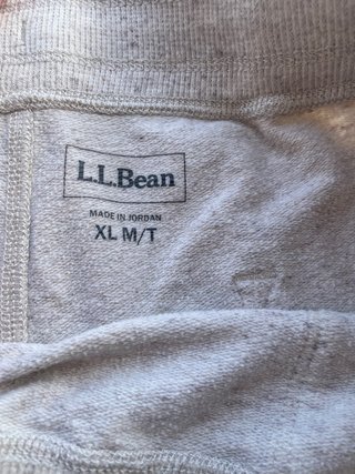 L.L.Bean Cargo Sweatpants XL Gris Y2K Streetwear