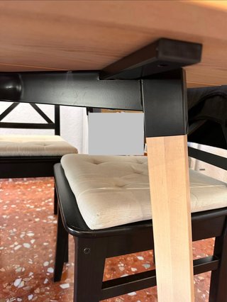 Mesa de comedor de madera 200x90cm