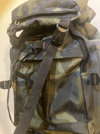 Mochila senderismo 80L camuflaje