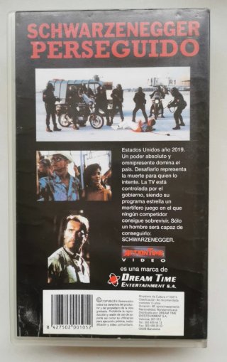 Perseguido VHS. Arnold Schwarzenegger