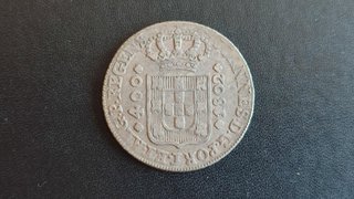 Cruzado novo com coroa alta (Portugal, 1802)
