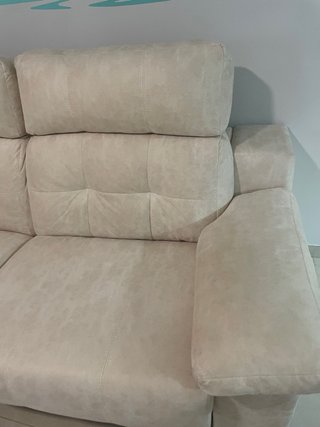 Sofá Cama Beige Tela