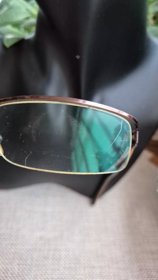 Montura gafas vintage Loewe marrones y doradas