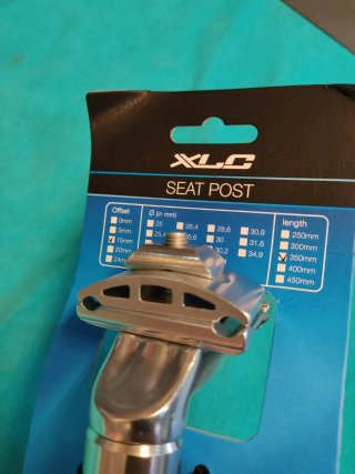 Tija sillín XLC 26,2 mm