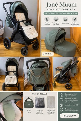 Carrito Jané Muum completo + capazo