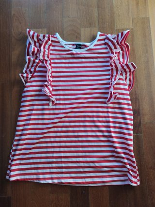 Camiseta Tshirt a rayas marineras SHEIN t. S
